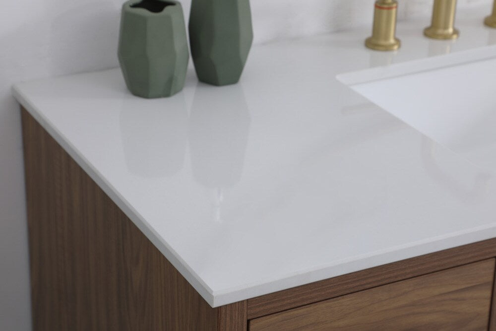 Elegant Furniture & Lighting - Boise 48 inch bathroom vanity in Walnut Brown - VF41048WB veiw 6
