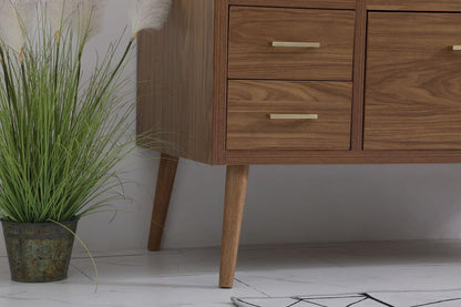 Elegant Furniture & Lighting - Boise 48 inch bathroom vanity in Walnut Brown - VF41048WB veiw 7