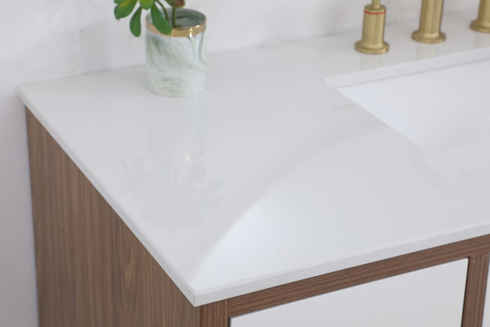 Elegant Furniture & Lighting - Boise 48 inch bathroom vanity in White - VF41048WH veiw 6
