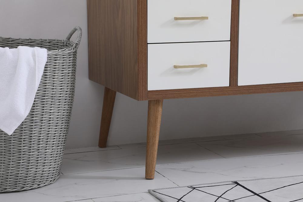 Elegant Furniture & Lighting - Boise 48 inch bathroom vanity in White - VF41048WH veiw 7
