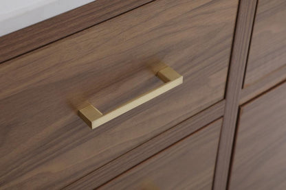 Elegant Furniture & Lighting - Boise 48 inch bathroom Vanity in Walnut Brown with Backsplash - VF41048WB-BS veiw 6