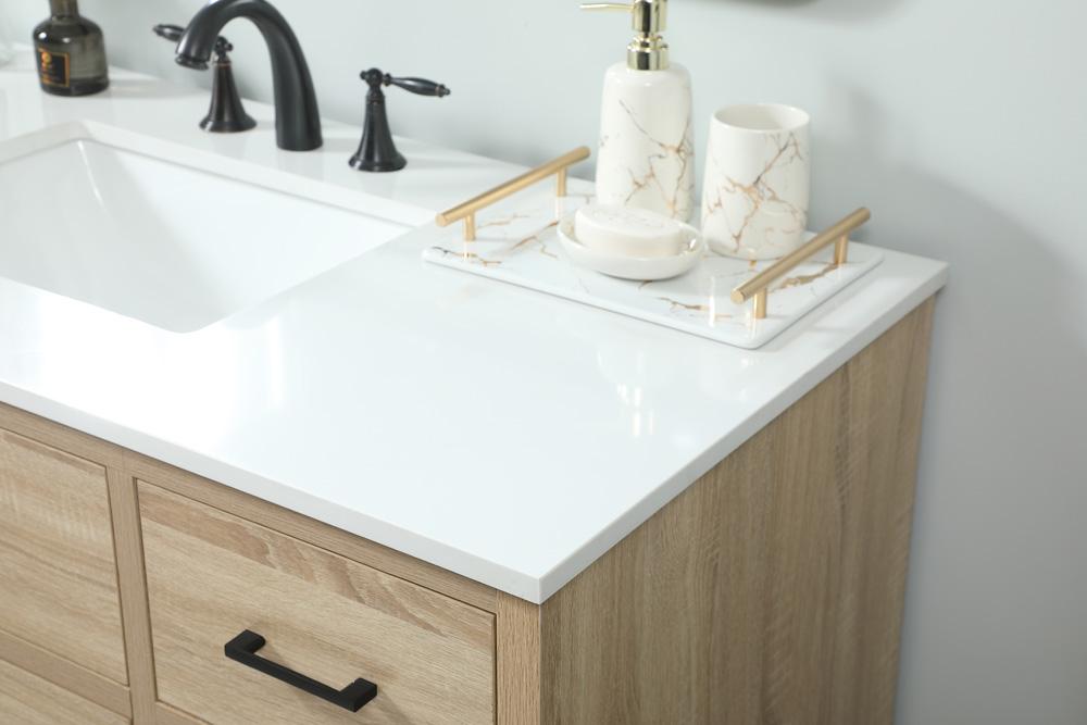Elegant Furniture & Lighting - Boise 48 inch Single bathroom vanity in mango wood - VF41048MW veiw 6