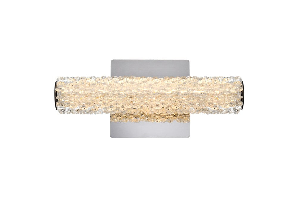 Elegant Furniture & Lighting - Bowen 12 inch Adjustable LED Wall Sconce in Chrome - 3800W12C veiw 1