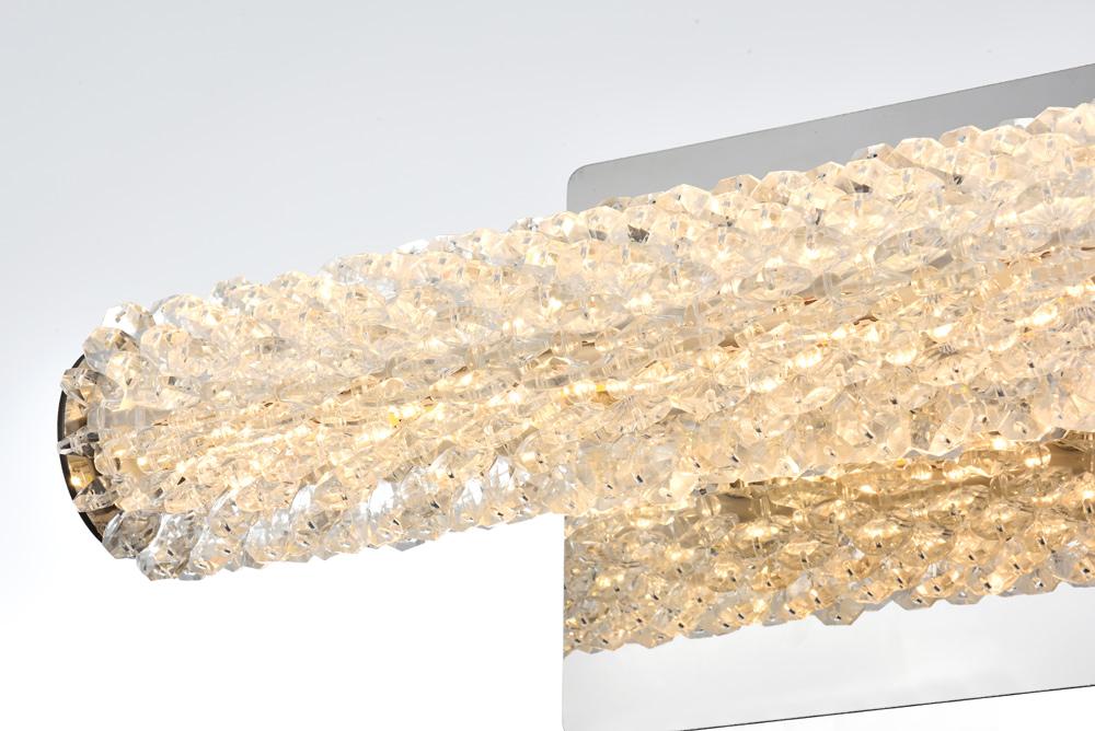 Elegant Furniture & Lighting - Bowen 12 inch Adjustable LED Wall Sconce in Chrome - 3800W12C veiw 6