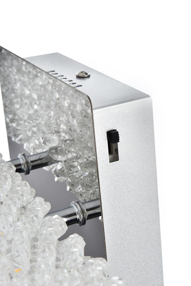 Elegant Furniture & Lighting - Bowen 12 inch Adjustable LED Wall Sconce in Chrome - 3800W12C veiw 8