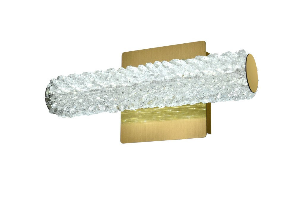 Elegant Furniture & Lighting - Bowen 12 inch Adjustable LED Wall Sconce in Satin Gold - 3800W12SG veiw 5