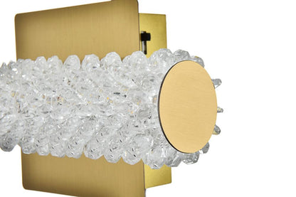 Elegant Furniture & Lighting - Bowen 12 inch Adjustable LED Wall Sconce in Satin Gold - 3800W12SG veiw 7