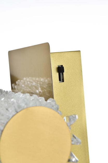 Elegant Furniture & Lighting - Bowen 12 inch Adjustable LED Wall Sconce in Satin Gold - 3800W12SG veiw 8