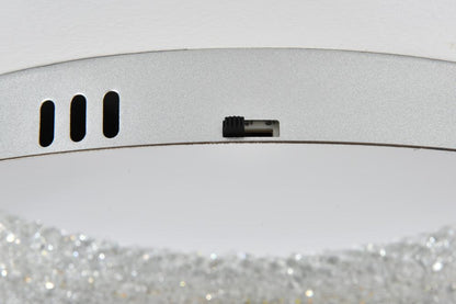 Elegant Furniture & Lighting - Bowen 18 inch Adjustable LED Flush Mount in Chrome - 3800F18C veiw 7