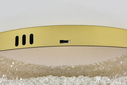 Elegant Furniture & Lighting - Bowen 18 inch Adjustable LED Flush Mount in Satin Gold - 3800F18SG veiw 7