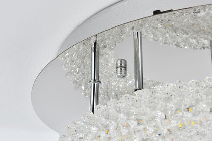 Elegant Furniture & Lighting - Bowen 18 inch Adjustable LED Flush Mount in Chrome - 3800F18L2C veiw 6