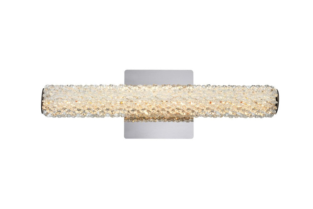Elegant Furniture & Lighting - Bowen 18 inch Adjustable LED Wall Sconce in Chrome - 3800W18C veiw 1