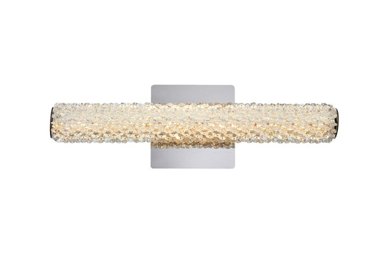 Elegant Furniture & Lighting - Bowen 18 inch Adjustable LED Wall Sconce in Chrome - 3800W18C veiw 1