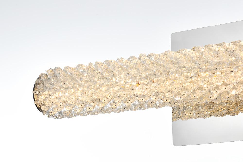 Elegant Furniture & Lighting - Bowen 18 inch Adjustable LED Wall Sconce in Chrome - 3800W18C veiw 6