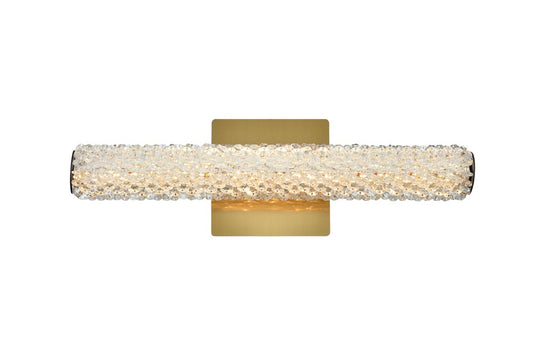 Elegant Furniture & Lighting - Bowen 18 inch Adjustable LED Wall Sconce in Satin Gold - 3800W18SG veiw 1