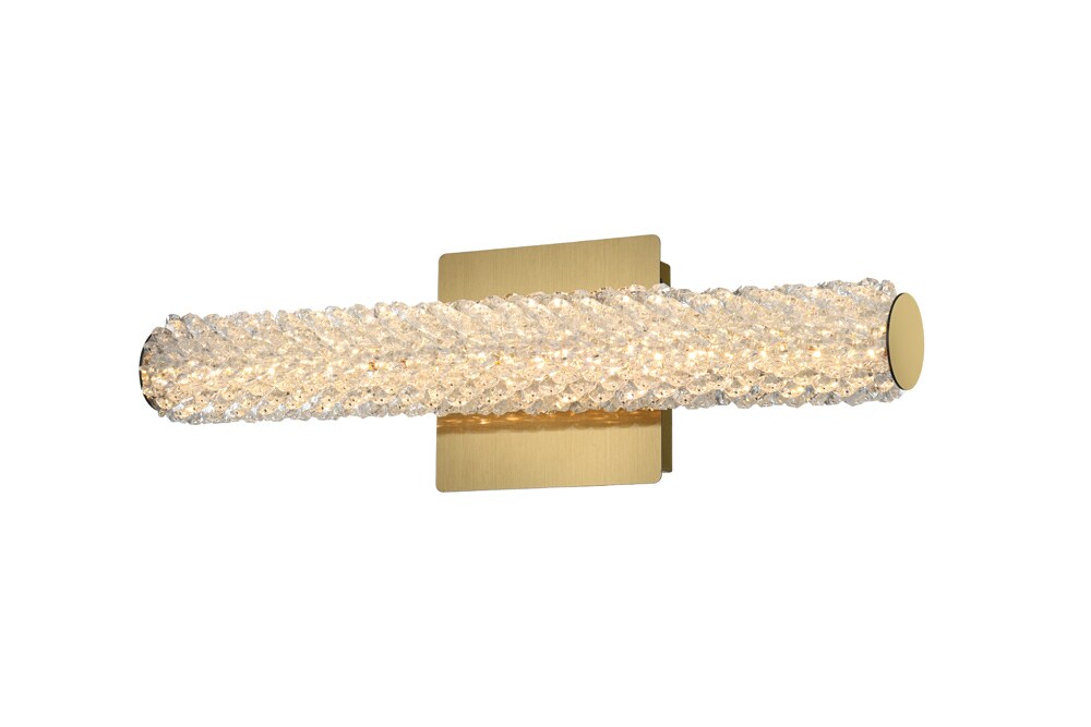Elegant Furniture & Lighting - Bowen 18 inch Adjustable LED Wall Sconce in Satin Gold - 3800W18SG veiw 3