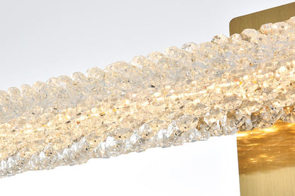 Elegant Furniture & Lighting - Bowen 18 inch Adjustable LED Wall Sconce in Satin Gold - 3800W18SG veiw 6