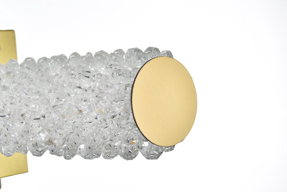 Elegant Furniture & Lighting - Bowen 18 inch Adjustable LED Wall Sconce in Satin Gold - 3800W18SG veiw 7