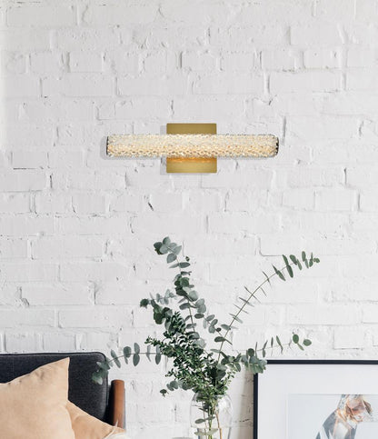 Elegant Furniture & Lighting - Bowen 18 inch Adjustable LED Wall Sconce in Satin Gold - 3800W18SG veiw 9