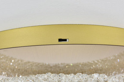 Elegant Furniture & Lighting - Bowen 22 inch Adjustable LED Flush Mount in Satin Gold - 3800F22SG veiw 7