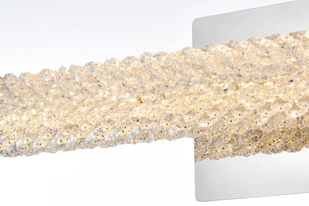 Elegant Furniture & Lighting - Bowen 24 inch Adjustable LED Wall Sconce in Chrome - 3800W24C veiw 6