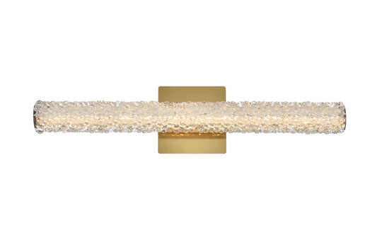 Elegant Furniture & Lighting - Bowen 24 inch Adjustable LED Wall Sconce in Satin Gold - 3800W24SG veiw 1