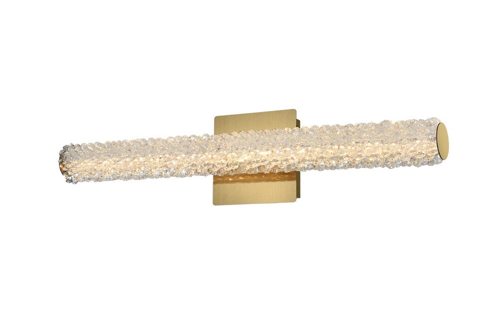 Elegant Furniture & Lighting - Bowen 24 inch Adjustable LED Wall Sconce in Satin Gold - 3800W24SG veiw 3