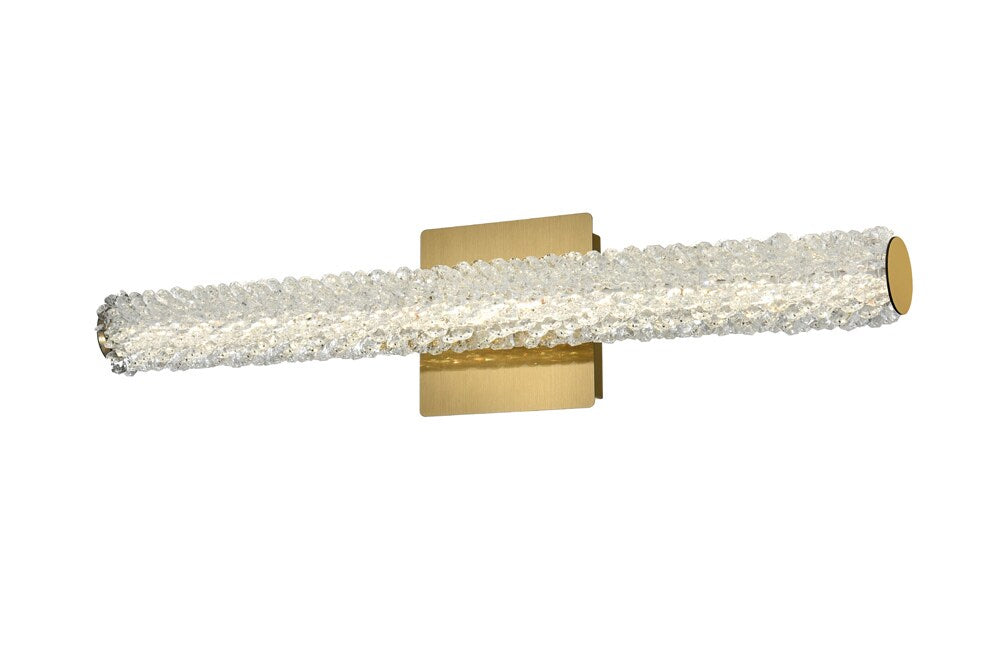 Elegant Furniture & Lighting - Bowen 24 inch Adjustable LED Wall Sconce in Satin Gold - 3800W24SG veiw 4