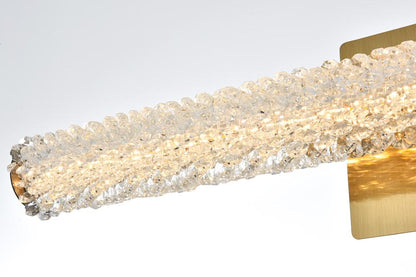 Elegant Furniture & Lighting - Bowen 24 inch Adjustable LED Wall Sconce in Satin Gold - 3800W24SG veiw 6