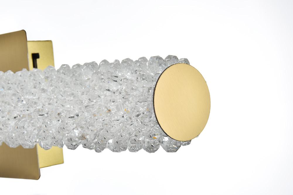 Elegant Furniture & Lighting - Bowen 24 inch Adjustable LED Wall Sconce in Satin Gold - 3800W24SG veiw 7