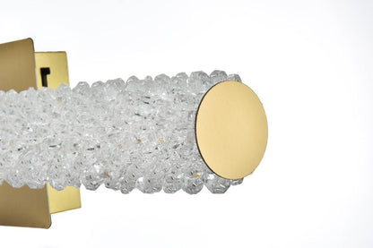 Elegant Furniture & Lighting - Bowen 24 inch Adjustable LED Wall Sconce in Satin Gold - 3800W24SG veiw 7