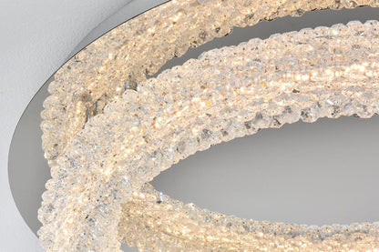 Elegant Furniture & Lighting - Bowen 26 inch Adjustable LED Flush Mount in Chrome - 3800F26C veiw 5
