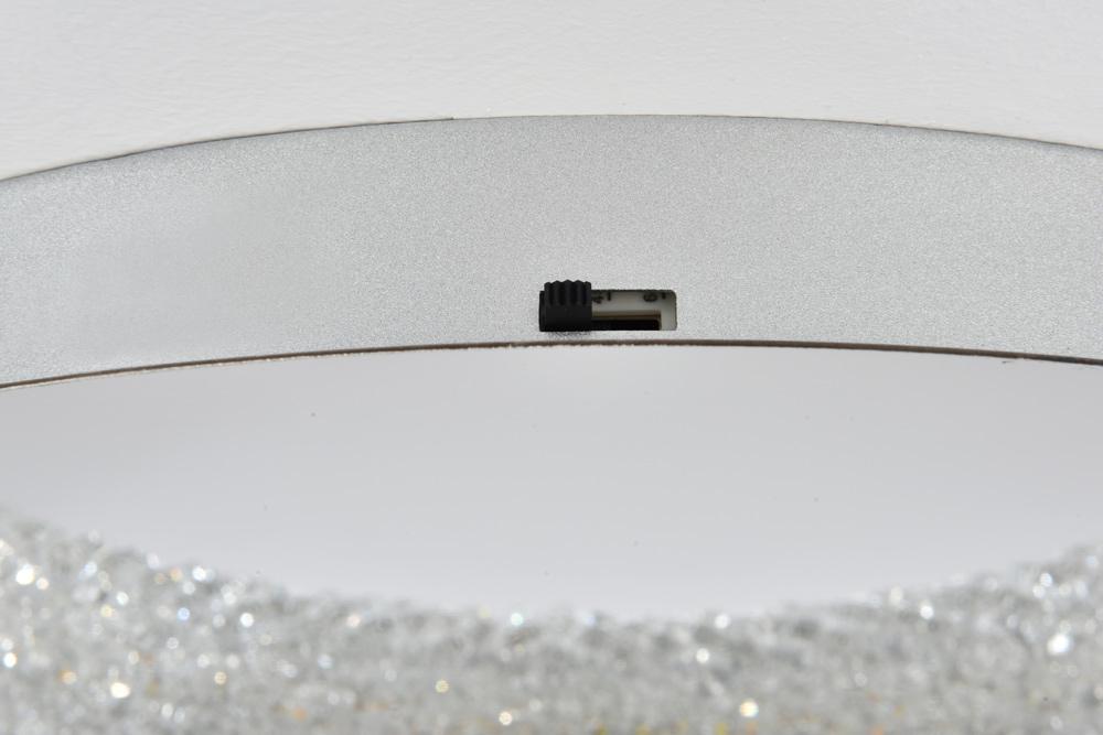 Elegant Furniture & Lighting - Bowen 26 inch Adjustable LED Flush Mount in Chrome - 3800F26C veiw 7
