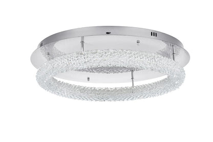 Elegant Furniture & Lighting - Bowen 26 inch Adjustable LED Flush Mount in Chrome - 3800F26C veiw 8