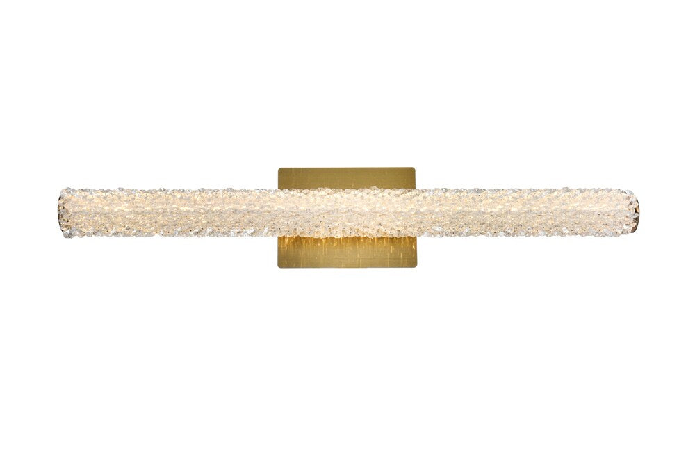 Elegant Furniture & Lighting - Bowen 30 inch Adjustable LED Wall Sconce in Satin Gold - 3800W30SG veiw 1
