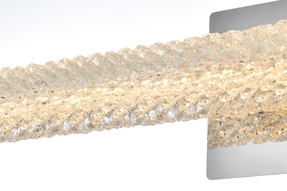 Elegant Furniture & Lighting - Bowen 36 inch Adjustable LED Wall Sconce in Chrome - 3800W36C veiw 6