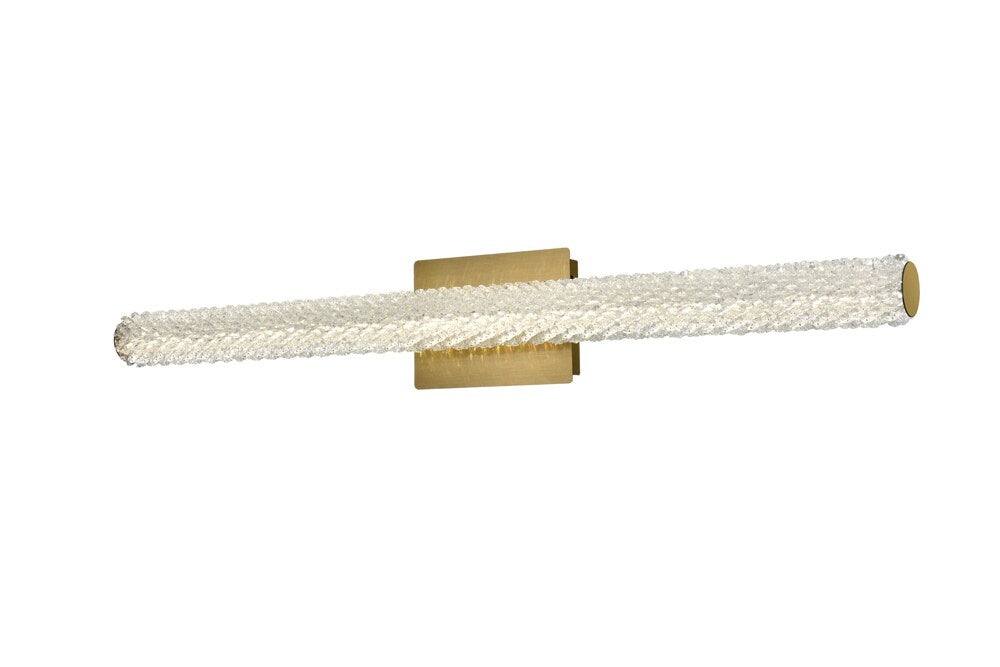 Elegant Furniture & Lighting - Bowen 36 inch Adjustable LED Wall Sconce in Satin Gold - 3800W36SG veiw 4