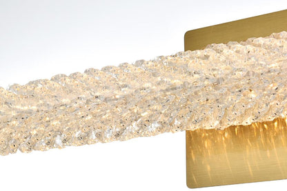 Elegant Furniture & Lighting - Bowen 36 inch Adjustable LED Wall Sconce in Satin Gold - 3800W36SG veiw 6