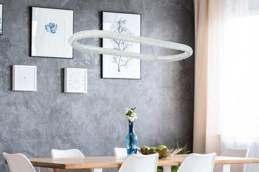 Elegant Furniture & Lighting - Bowen 51 inch Adjustable LED Chandelier in Satin Gold - 3800D50L1SG veiw 2