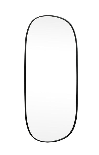Elegant Furniture & Lighting - Brynn Metal Frame Oval Mirror 30x60 Inch in Black - MR2B3060BLK veiw 8