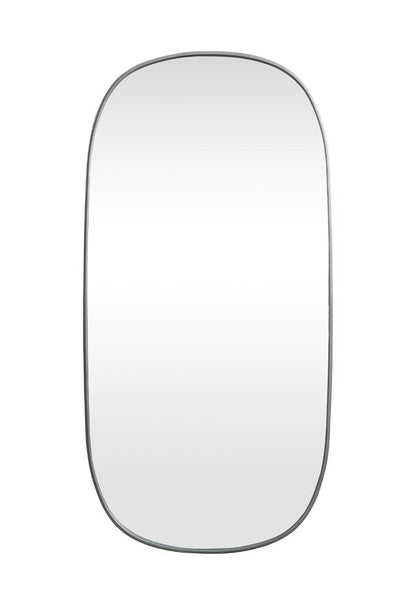 Elegant Furniture & Lighting - Brynn Metal Frame Oval Mirror 30x60 Inch in Silver - MR2B3060SIL veiw 1