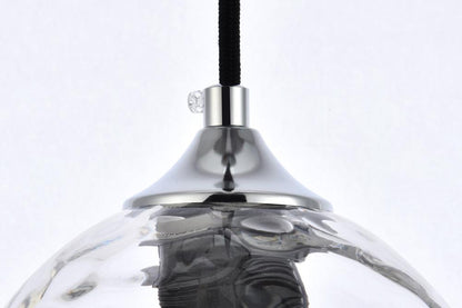 Elegant Furniture & Lighting - Cashel 6 inch chrome pendant - LD2280C veiw 5