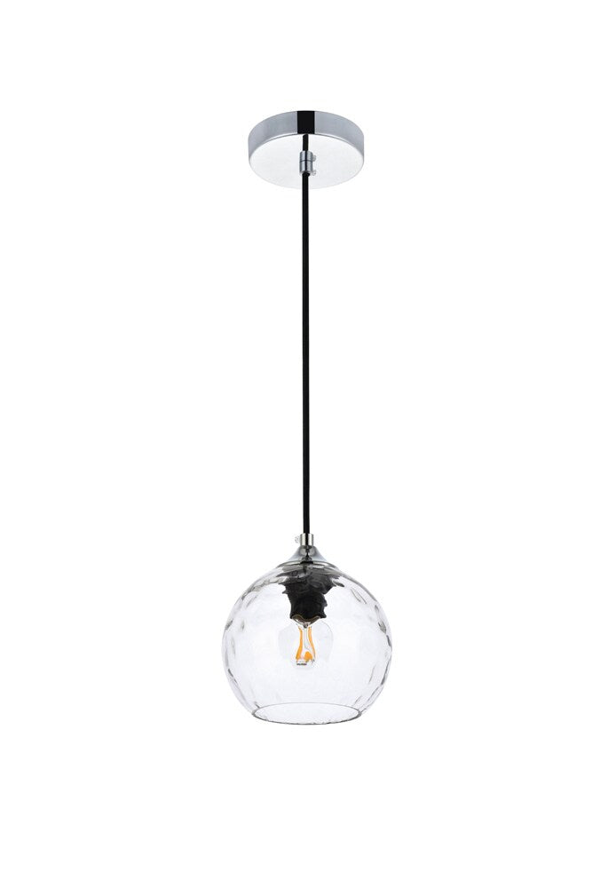 Elegant Furniture & Lighting - Cashel 6 inch chrome pendant - LD2280C veiw 7
