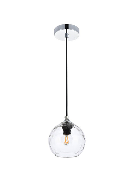 Elegant Furniture & Lighting - Cashel 6 inch chrome pendant - LD2280C veiw 7
