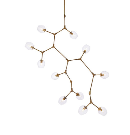 Elegant Furniture & Lighting - Cavoli 11 lights brass chandelier - 1712G73BR veiw 3