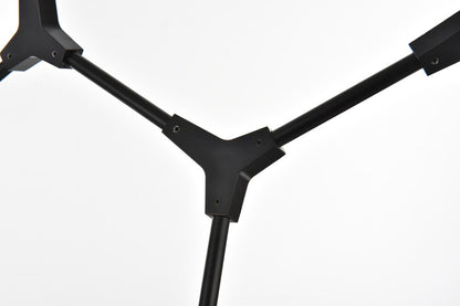 Elegant Furniture & Lighting - Cavoli 49 inch Chandelier in Black - 1712G49BK veiw 6