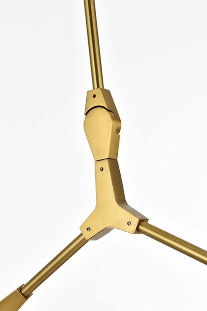 Elegant Furniture & Lighting - Cavoli 49 inch Chandelier in Brass - 1712G49BR veiw 5