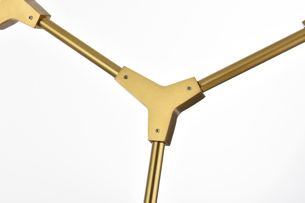 Elegant Furniture & Lighting - Cavoli 49 inch Chandelier in Brass - 1712G49BR veiw 7
