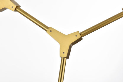 Elegant Furniture & Lighting - Cavoli 49 inch Chandelier in Brass - 1712G49BR veiw 7