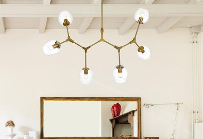 Elegant Furniture & Lighting - Cavoli 49 inch Chandelier in Brass - 1712G49BR veiw 9